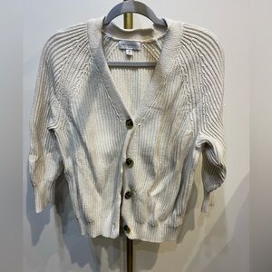 Free Assembly Cream Button-Up Cardigan